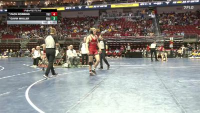 1A-175 lbs 3rd Place Match - Zach Robbins, Treynor vs Gavin Muller, Osage