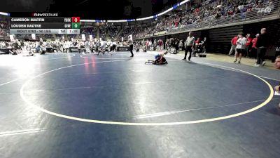 90 lbs Quarterfinal - Cameron Martin, York Suburban vs Louden Radtke, General McLane