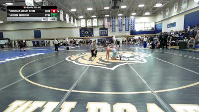 120 lbs Quarterfinal - Joshua Jisup Shin, Show-Me Academy vs Aiden Morris, New York Military
