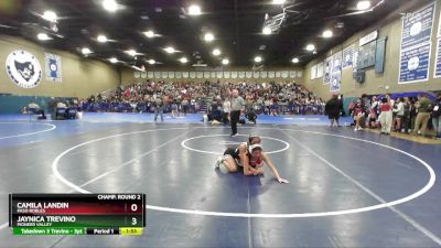 105 lbs Champ. Round 2 - Jaynica Trevino, Pioneer Valley vs Camila Landin, Paso Robles