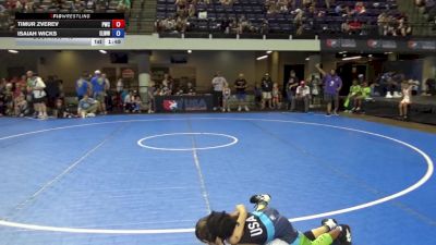 45 lbs Champ. Round 3 - Timur Zverev, Punisher Wrestling Company vs Isaiah Wicks, Englewood Live Wire Wrestling Club