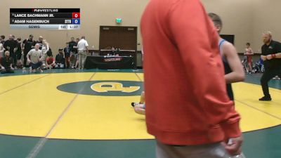 92 lbs Semis - Lance Bachmann Jr. vs Adam Hagenbuch, Steller Trained