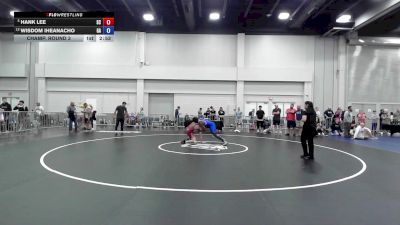 165 lbs Champ. Round 3 - Hank Lee, SC vs Wisdom Iheanacho, GA