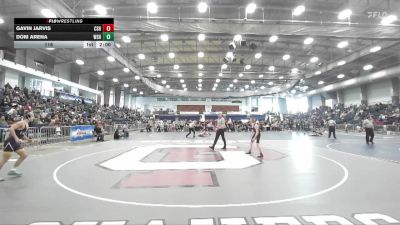 116 lbs Round 2 (3 Team) - Gavin Jarvis, Salem-Cambridge Sr HS vs Dom Arena, Wayne Sr HS