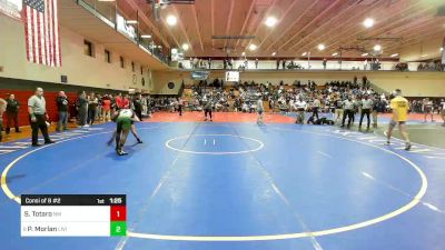 150 lbs Consi Of 8 #2 - Sutter Totaro, New Milford vs Phenol Morlan, Livingston