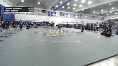 100 lbs Champ. Round 2 - Valeria Rodriguez, Santiago/GG vs Trisha Bergano, Channel Islands