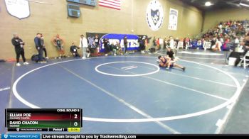 106 lbs Cons. Round 6 - Elijah Poe, Calvary Chapel vs David Chacon, Hoover