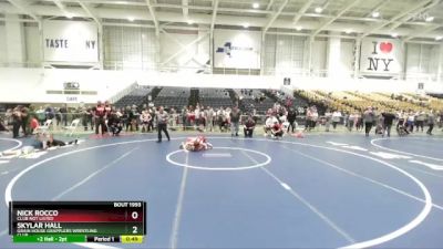 112 lbs Cons. Semi - Skylar Hall, Grain House Grapplers Wrestling Club vs Nick Rocco, Club Not Listed