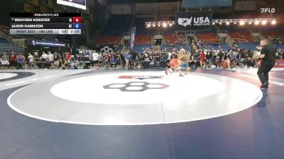 190 lbs Cons. Rd Of 32 - Brayden Koester, IA vs Jaxon Hamilton, AZ