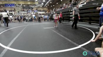 40-43 lbs Rr Rnd 2 - Sadie Beavers, Harrah Little League Wrestling vs Caroline Rice, Noble Takedown Club