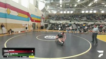 138 lbs Cons. Round 3 - Layne Hamilton, Cheyenne East vs Cole Riesen, Sheridan