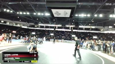 106 lbs 3rd Place Match - Nathaniel Trieu, Kennedy Catholic vs Leonel Lustre, Zillah