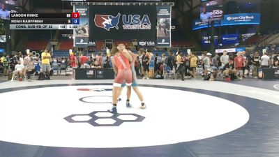 144 lbs Cons. Sub-rd Of 32 - Landon Rinke, Minnesota vs Noah Kauffman, Iowa