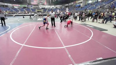 130 lbs Consi Of 16 #2 - Cooper Salzbrenner, Crowley County vs Dalley Shepherd, North Park