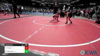 67 lbs Round Of 16 - Trenton Fisher, HURRICANE WRESTLING ACADEMY vs Mason Woolman, Tiger Trained Wrestling