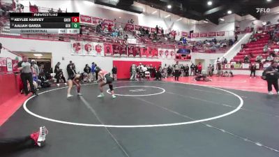 HS 140 lbs Quarterfinal - Aaliah Garza, Garden City HS vs Keylee Harvey, CACHE