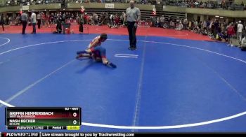 Round 2 - Nash Becker, DC Elite vs Griffin Hemmersbach, West Salem Bangor