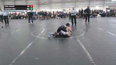 113 lbs Round 6 (8 Team) - Paul Childs, Team Kaizen Wrestling vs Anthony Rini, West Geauga Wolverines