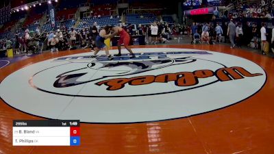 285 lbs Rnd Of 64 - Brian Bland, VA vs Tazer Phillips, OK