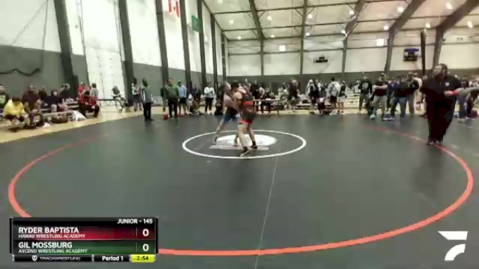 145 Lbs Quarterfinal - Ryder Baptista, Hawaii Wrestling Academy Vs Gil ...