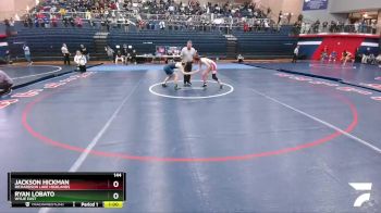 144 lbs Cons. Round 3 - Ryan Lobato, Wylie East vs Jackson Hickman, Richardson Lake Highlands