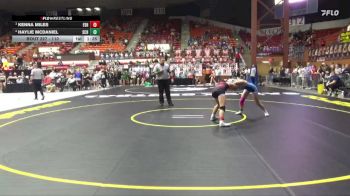 110 lbs Semifinal - Kenna Miles, Fort Scott Hs vs Haylie McDaniel, Scott Community HS