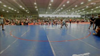 160 lbs Rr Rnd 2 - Tanner Wilson, Elite NJ Boys Black vs Mason Calgaro, TNWC Purple