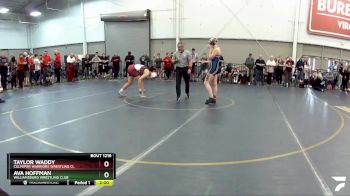 Round 1 - Ava Hoffman, Williamsburg Wrestling Club vs Taylor Waddy, Culpeper Warriors Wrestling Cl