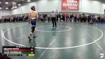 106 lbs Quarterfinal - Benjamin Proper, Nova WC vs Shane Chamberlain, Culpeper Warriors Wrestling Cl