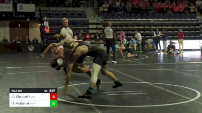 149 lbs Quarterfinal - Dylan Chappell, Bucknell vs Trae McDaniel, Army West Point