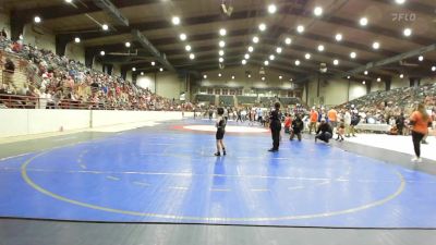 80 lbs Rr Rnd 4 - Adriana George, South Georgia Athletic Club vs Chloe Chapple, Level Up Wrestling Center