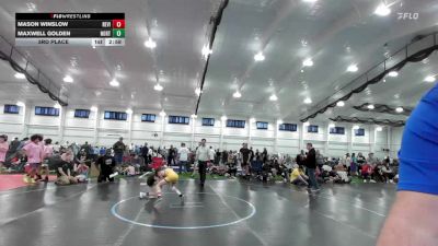 68 lbs 3rd Place - Mason Winslow, Revival Pink-EL vs Maxwell Golden, Northern Elite-EL