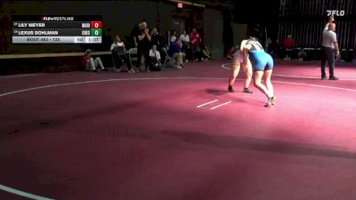 135 lbs Cons. Round 1 - Lexus Dohlman, Crestwood vs Lily Meyer, Marion
