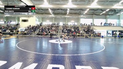 125 lbs Champ. Round 2 - Cosmo Damiani, Ithaca vs Gus Smith, Wilkes