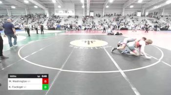 160 lbs Consi Of 16 #1 - Malaki Washington, WV vs Kal-El Fluckiger, AZ