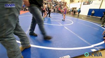 88 lbs Semifinal - Brooklyn Randell, Caney Valley Wrestling vs Brekyn Boyle, Honey Badgers Wrestling Club