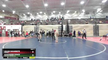 90-99 lbs 1st Place Match - Julian Navarrete, Central vs Alexander Ponce, Bulldog Premier WC