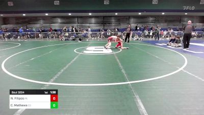 113 lbs Consi Of 16 #2 - Nikos Filipos, PA vs Cooper Mathews, CO