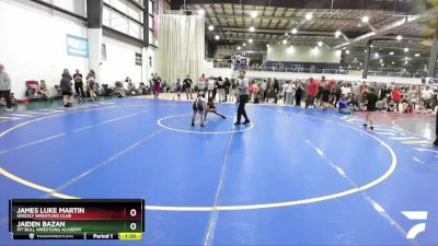 81 lbs Round 2 - James Luke Martin, Grizzly Wrestling Club vs Jaiden Bazan, Pit Bull Wrestling Academy