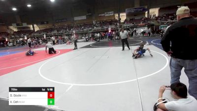 70 lbs Round Of 16 - Deshawn Doyle, Steel City Reloaded WC vs Xavier Ceh, Bear Cave