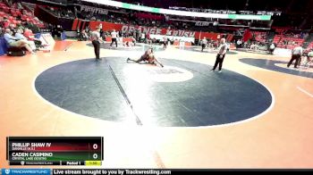 2A 175 lbs Champ. Round 1 - Phillip Shaw IV, Danville (H.S.) vs Caden Casimino, Crystal Lake (South)