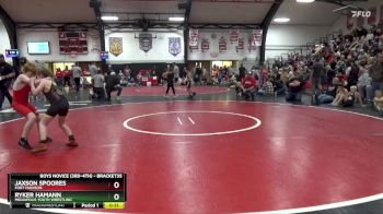 Round 2 - Ryker Hamann, Mediapolis Youth Wrestling vs Jaxson Spoores, Fort Madison