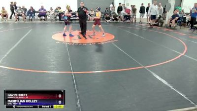 92 lbs Round 2 (8 Team) - Gavin Hoeft, Minnesota Blue vs Maximilian Holley, Ohio Red