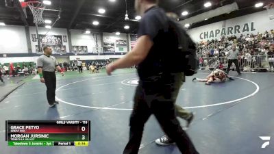 115 lbs 3rd Place Match - Grace Petyo, Great Oak vs Morgan Jursinic, Temecula Valley