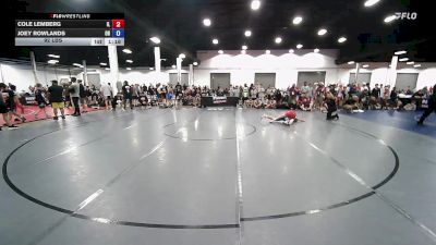 92 lbs Cole Lemberg, Illinois vs Joey Rowlands, Ohio