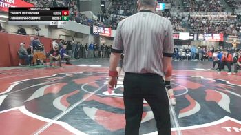 G - 105 lbs Cons. Round 2 - Emersyn Cleppe, Frenchtown (Girls) vs Riley Pedersen, Glasgow (Girls)