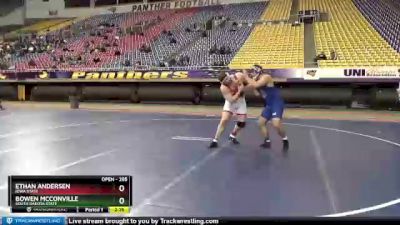 285 lbs Quarterfinal - Bowen McConville, South Dakota State vs Ethan Andersen, Iowa State