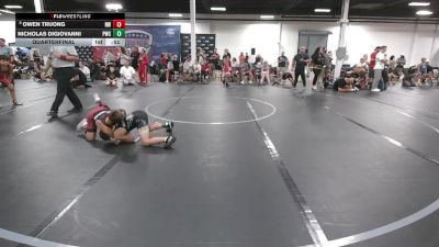 72 lbs Quarterfinal - Nicholas DiGiovanni, Pride Wrestling Club vs Owen Truong, NOVA WC