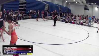 75 lbs Round 2 (6 Team) - Kimber Weekley, Team Missouri Girls vs Mandi Blades, Team Iowa Girls