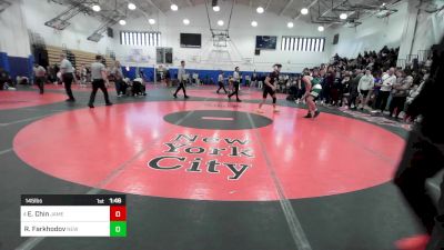 145 lbs Round Of 32 - Edward Chin, James Madison vs Rustamjon Farkhodov, New Utrecht